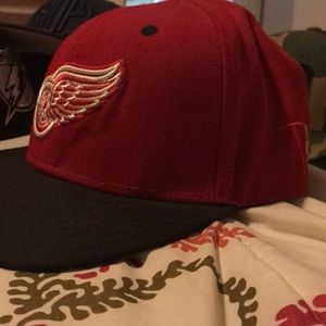 TISA Red Wings Red Snapback Hat